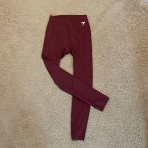 Women's Burgundy Leggings